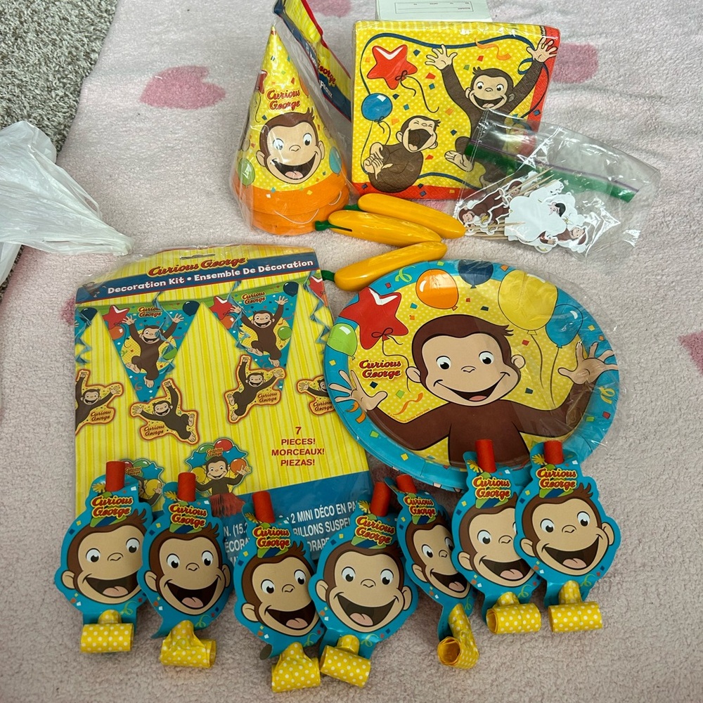 Curious George party set